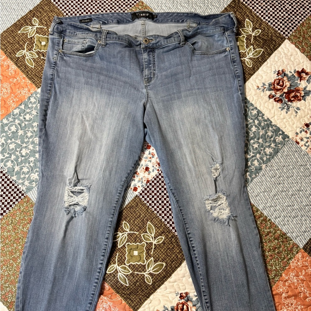 Torrid Light Blue Boyfriend Jeans